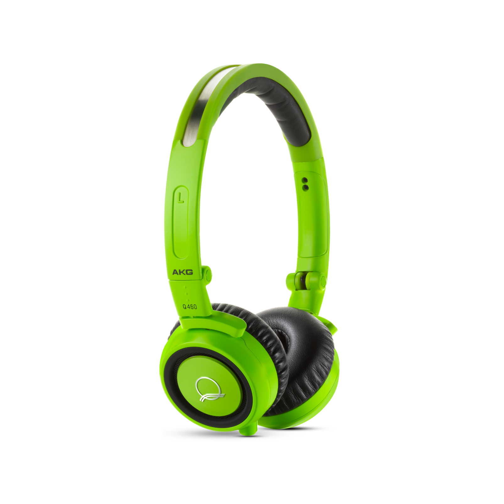 Q460 - Green - Quincy Jones Signature line, High-Performance, Foldable Mini Headphones - Hero